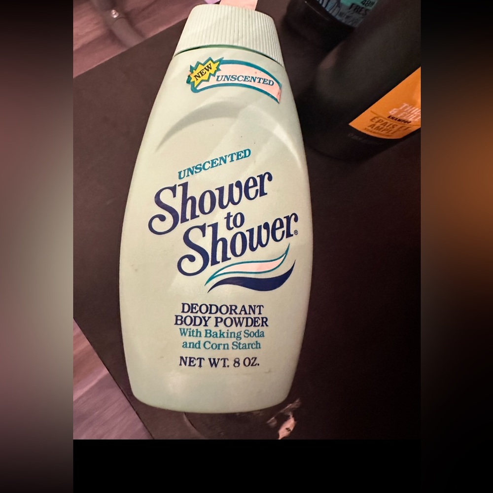 VINTAGE SHOWER TO SHOWER MORNING FRESH SCENT DEODORANT BODY POWDER NEAR FULL 8oz